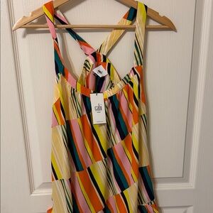 CAbi Multicolor Striped Tank Top